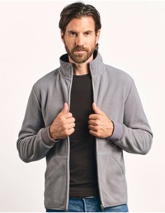 P-7971-Mens Double Fleece Jacket 2